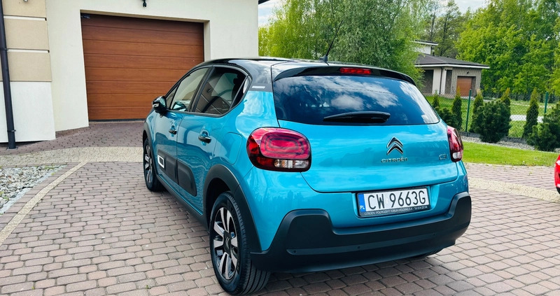 Citroen C3 cena 61900 przebieg: 11535, rok produkcji 2023 z Włocławek małe 742